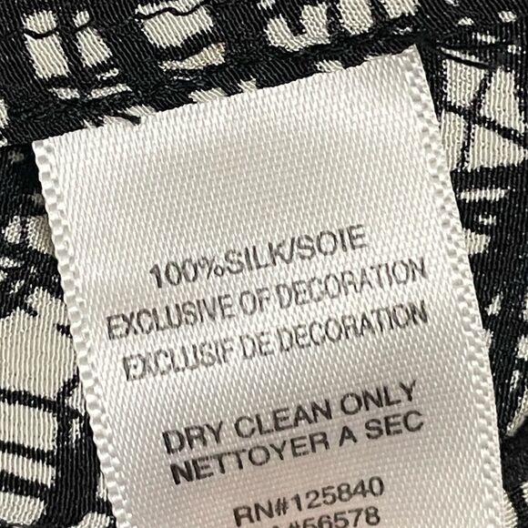 Intermix Black & White Designed 100% Silk Slip Dress w/Cut Outs (Large) - Picture 8 of 13